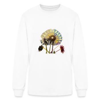Perception of dandelions - Men's Long Sleeve T-Shirt - white - Front