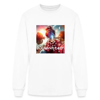 DJ Lil Written - Men's Long Sleeve T-Shirt - white - Front