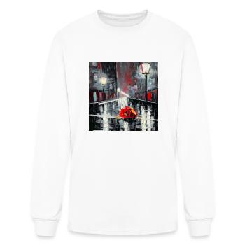 City romance - Men's Long Sleeve T-Shirt - white - Front