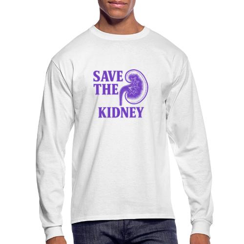 Save the kidney - Men's Long Sleeve T-Shirt