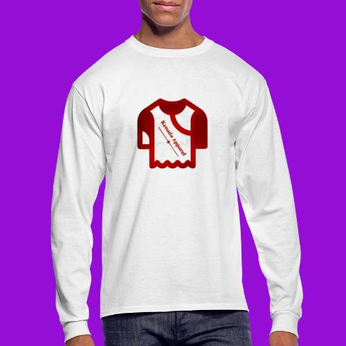 Kenada Logo white spray - Men's Long Sleeve T-Shirt