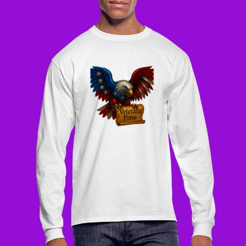 Veterans Press Bald Eagle - Men's Long Sleeve T-Shirt