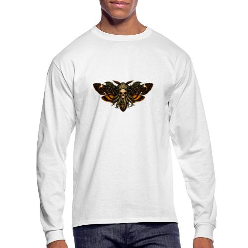 Cthulhu Moth Skull - Men's Long Sleeve T-Shirt