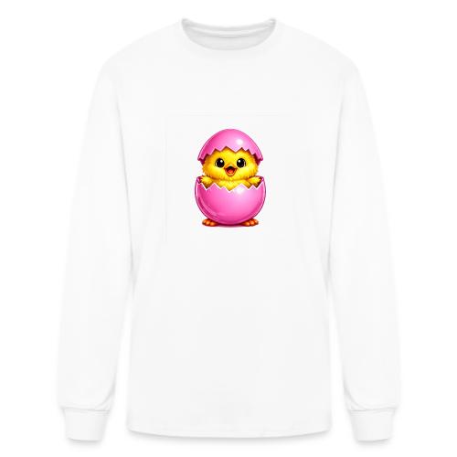 Easter Chick Pink - Men's Long Sleeve T-Shirt