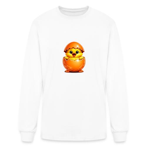 Easter Chick Orange - Men's Long Sleeve T-Shirt