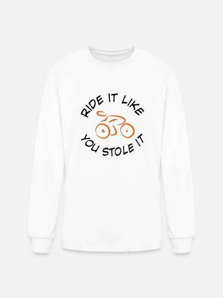 cycling - Men's Long Sleeve T-Shirt - white