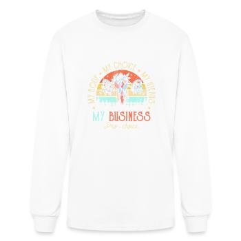 Mind Your Own Uterus - Men's Long Sleeve T-Shirt - white - Front