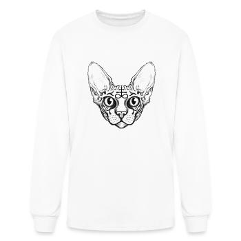 Sphinx Cat - Men's Long Sleeve T-Shirt - white - Front