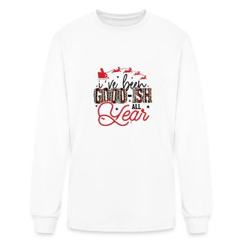 I ve Been Good Ish All Year - Men's Long Sleeve T-Shirt - white - Front