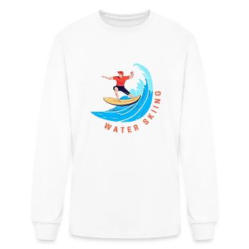 skiing On the water - Men's Long Sleeve T-Shirt - white - Front