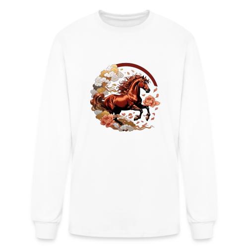 Year of the Horse T Shirt, Lunar New Year Gift - Men's Long Sleeve T-Shirt