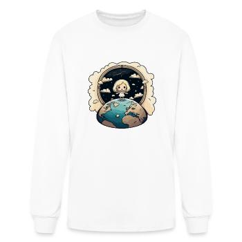 On Top of the World - Men's Long Sleeve T-Shirt - white - Front