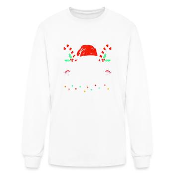 Talk Santa's Ear Off - Men's Long Sleeve T-Shirt - white - Front