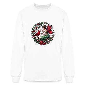 Cardinal Fairy - Men's Long Sleeve T-Shirt - white - Front