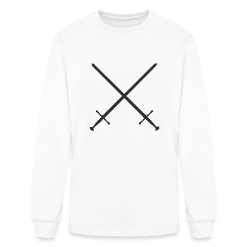 Sword crossed - Men's Long Sleeve T-Shirt - white - Front