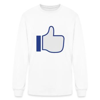 Thumbs Up - Men's Long Sleeve T-Shirt - white - Front
