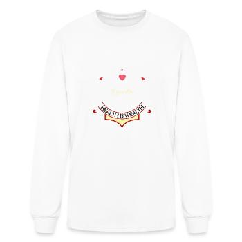 HEALTH CARE - Men's Long Sleeve T-Shirt - white - Front