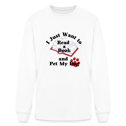 Book Dog - Men's Long Sleeve T-Shirt
