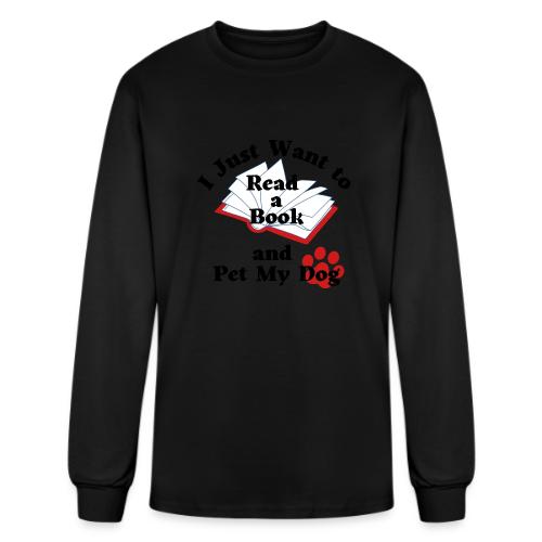 Book Dog - Men's Long Sleeve T-Shirt