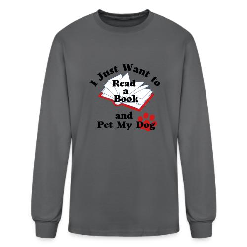Book Dog - Men's Long Sleeve T-Shirt