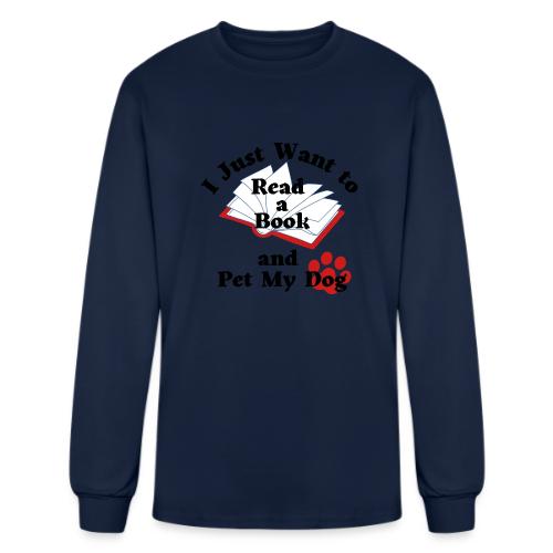 Book Dog - Men's Long Sleeve T-Shirt