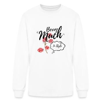Berry Much In Style Raspberry - Men's Long Sleeve T-Shirt - white - Front