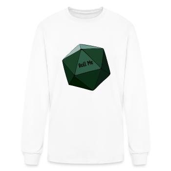 Emerald Green Roll Me - Men's Long Sleeve T-Shirt - white - Front