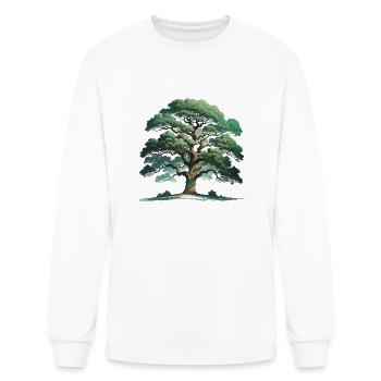 Tree - Men's Long Sleeve T-Shirt - white - Front