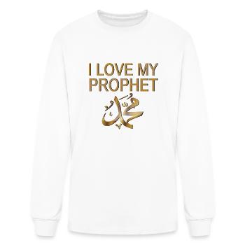 I Love Prophet Muhammad - Men's Long Sleeve T-Shirt - white - Front
