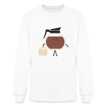 To The Office - Men's Long Sleeve T-Shirt - white - Front