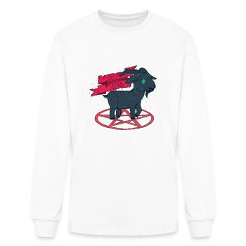 Hail Satan - Men's Long Sleeve T-Shirt - white - Front