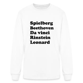Spielberg Beethoven Da Vinci Leonard - Men's Long Sleeve T-Shirt - white - Front