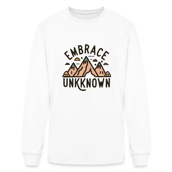 Embrace the unknown - Men's Long Sleeve T-Shirt - white - Front