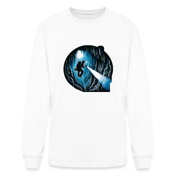 Cave Explorer: Depths of Discovery - Men's Long Sleeve T-Shirt - white - Front