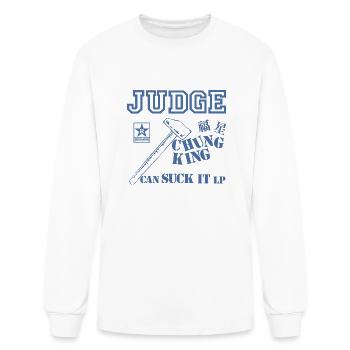 judge chung king - Men's Long Sleeve T-Shirt - white - Front