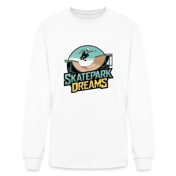 Shred the Streets - Men's Long Sleeve T-Shirt - white - Front