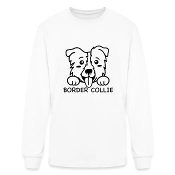 Border collie - Men's Long Sleeve T-Shirt - white - Front