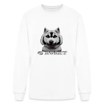 Husky - Men's Long Sleeve T-Shirt - white - Front