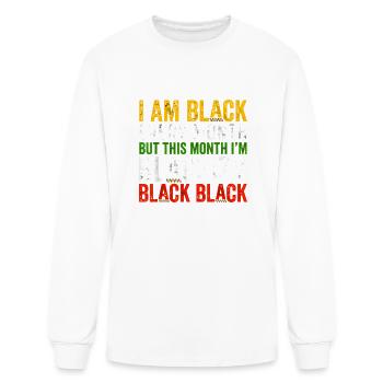 Black History Mounth Black Black - Men's Long Sleeve T-Shirt - white - Front