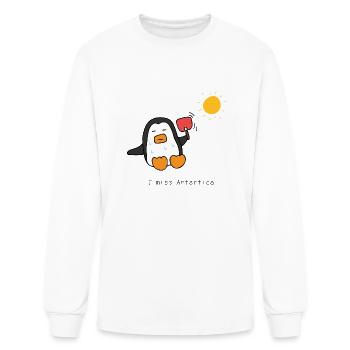 I Miss Antartica - Men's Long Sleeve T-Shirt - white - Front
