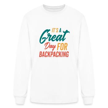 A Great Day For T ShirtA Great - Men's Long Sleeve T-Shirt - white - Front