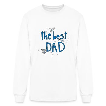 The Best Dad - Men's Long Sleeve T-Shirt - white - Front