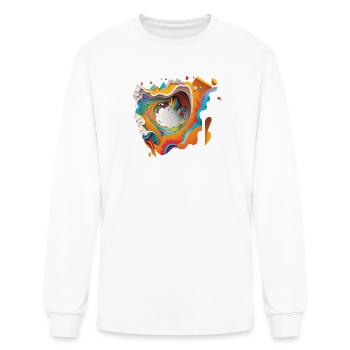 learn about gravity - Men's Long Sleeve T-Shirt - white - Front