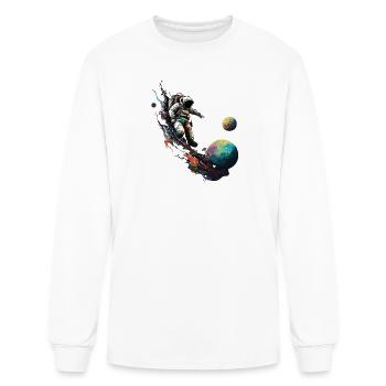 learn about gravity - Men's Long Sleeve T-Shirt - white - Front