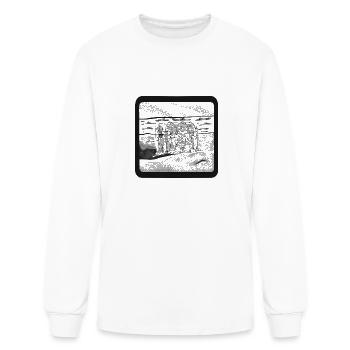 Treasure Chest - Men's Long Sleeve T-Shirt - white - Front