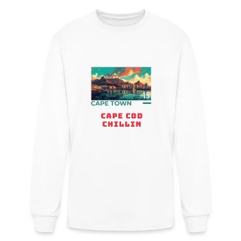 Cape Town - Men's Long Sleeve T-Shirt - white - Front