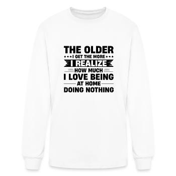 The older I get the more I Realize - Men's Long Sleeve T-Shirt - white - Front