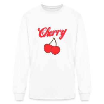 Cherry - Men's Long Sleeve T-Shirt - white - Front