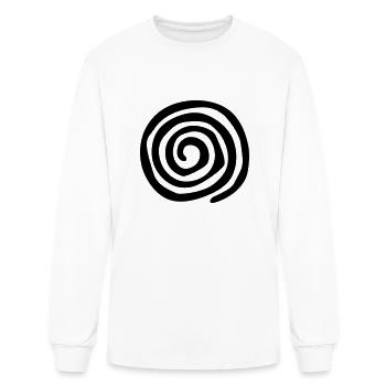 Spiral Rock Art - Men's Long Sleeve T-Shirt - white - Front