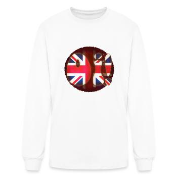 Oi Union Jack - Men's Long Sleeve T-Shirt - white - Front